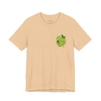 Sand-colored Matcha Latte Shirt with minimalist front matcha design – aesthetic fashion